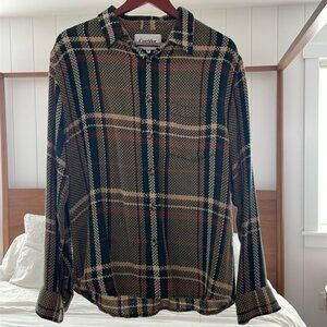Corridor Acid Plaid Mens Medium Shirt